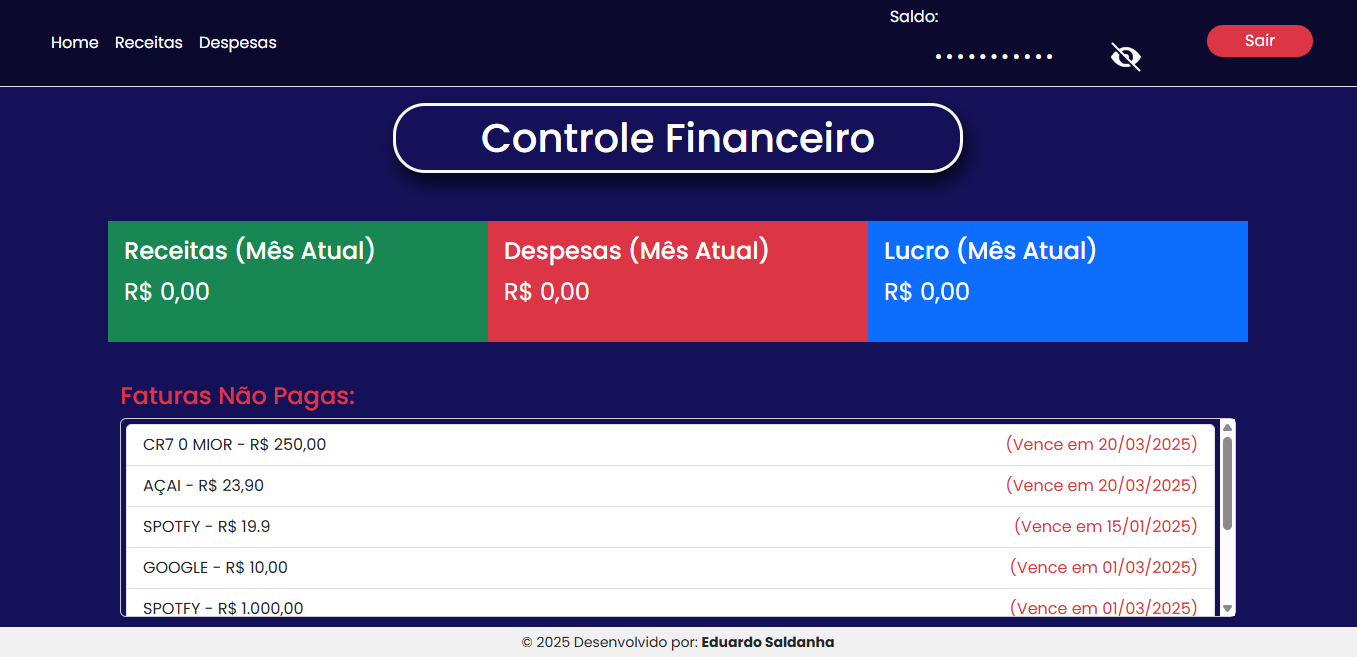 Controle Financeiro